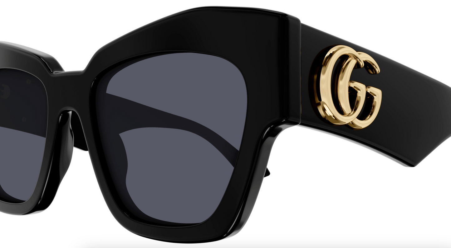 Gucci GG1422S-001 Black cat eye Ladies Sunglasses