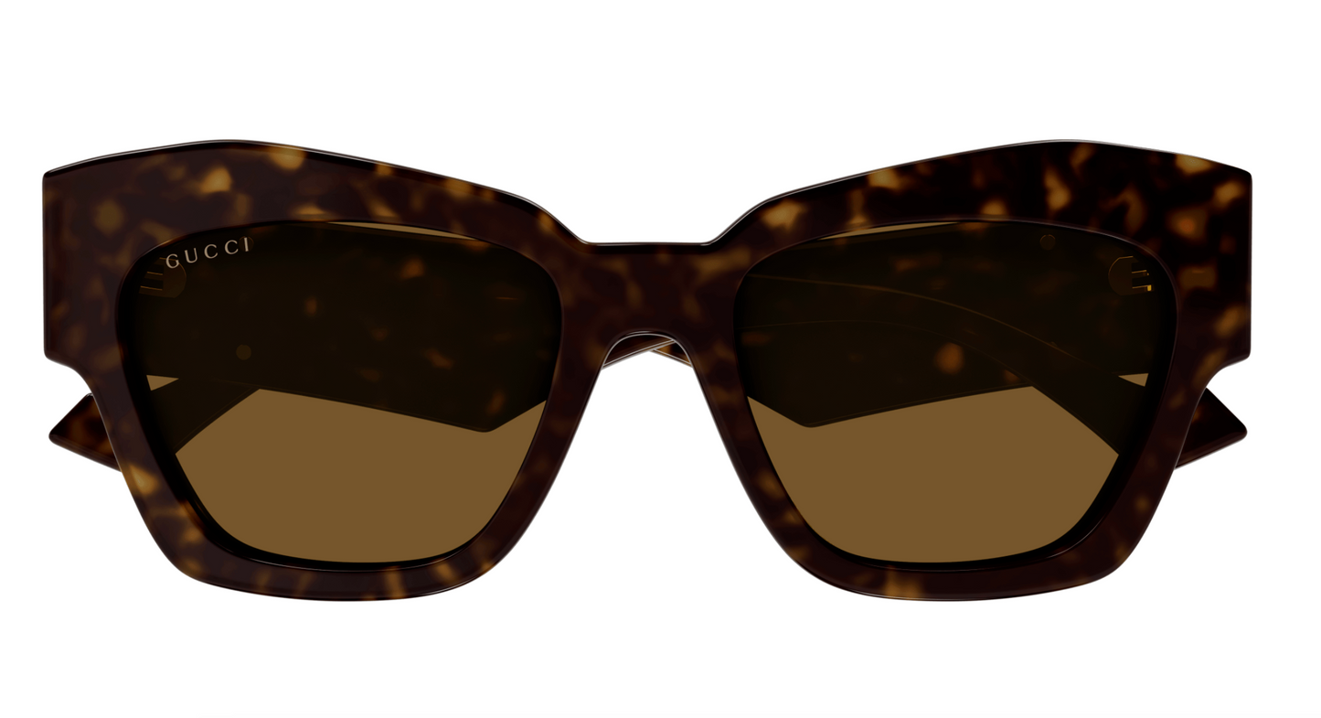 Gucci GG1422S-003 Havana cat eye Ladies Sunglasses