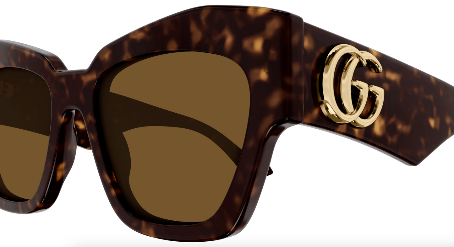 Gucci GG1422S-003 Havana cat eye Ladies Sunglasses