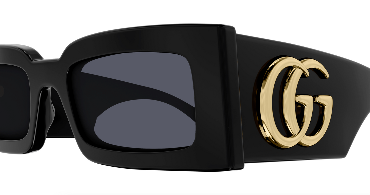 Gucci GG1425S-001 Black square Ladies Sunglasses