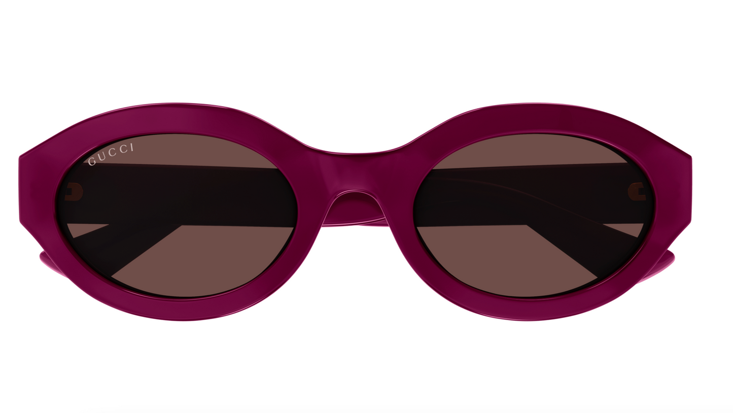 Gucci GG1579S-004 Fuchsia round Ladies Sunglasses