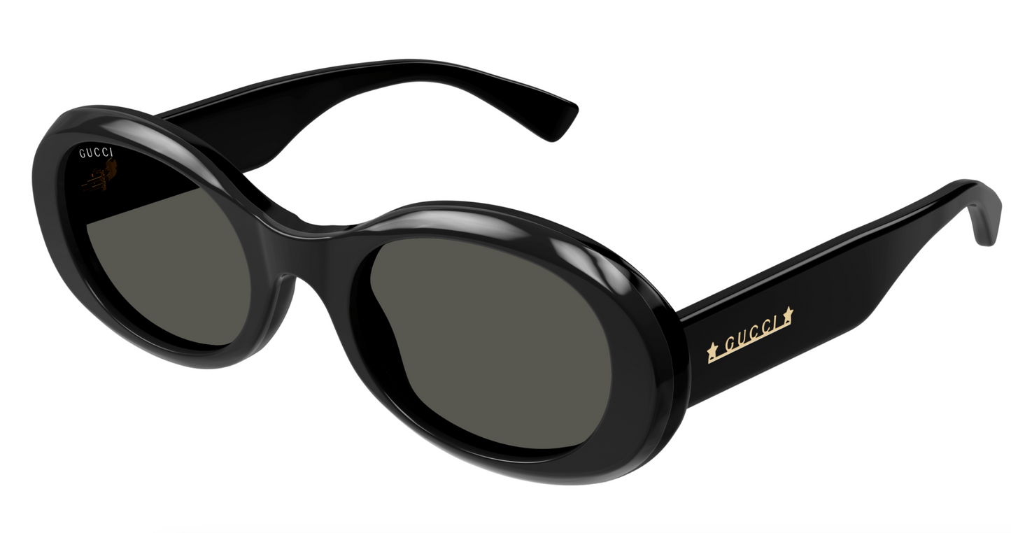 Gucci GG1587S-001 Black round Ladies Sunglasses