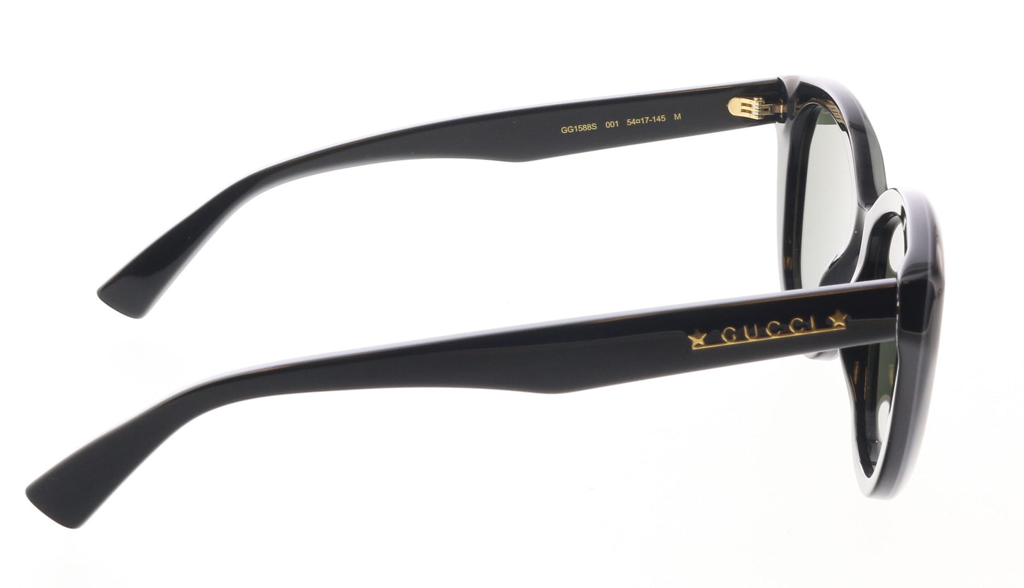 Gucci GG1588S-001 Black cat-eye Ladies Sunglasses
