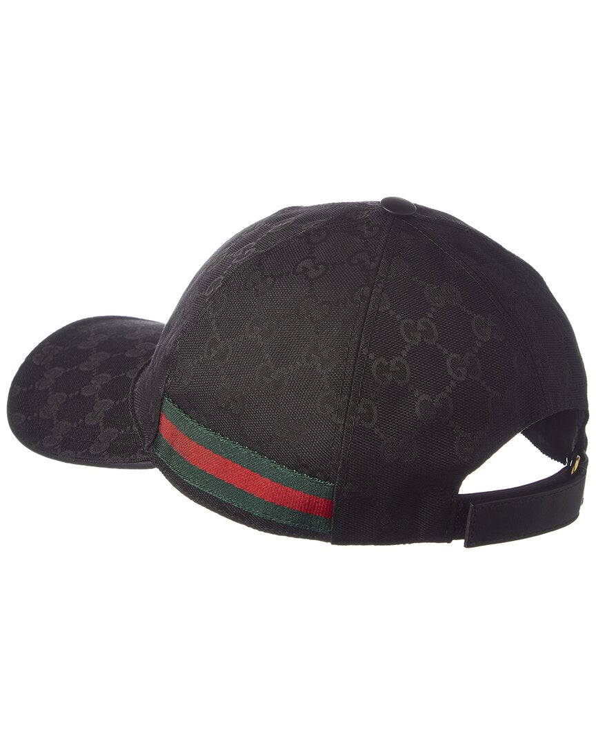 Gucci Original Gg Web Canvas Baseball Hat