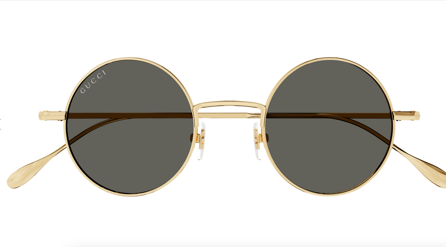 Gucci GG1649S-007 Gold round Ladies Sunglasses