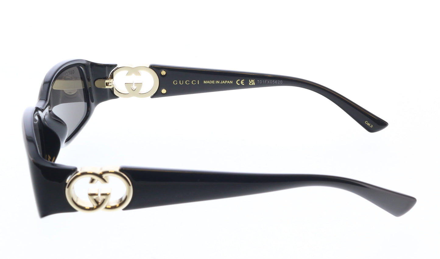Gucci GG1661S-001 Black square Ladies Sunglasses