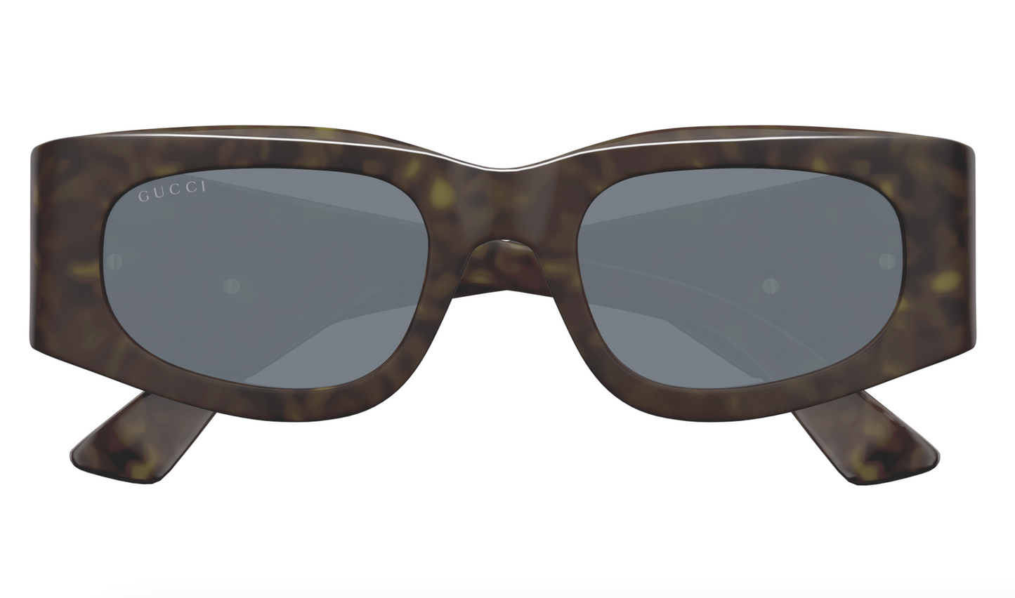 Gucci GG1664S-003 Havana square Ladies Sunglasses