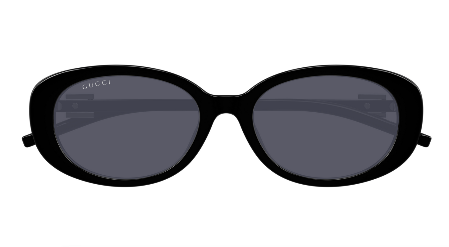 Gucci GG1684SA-001 Black round Ladies Sunglasses