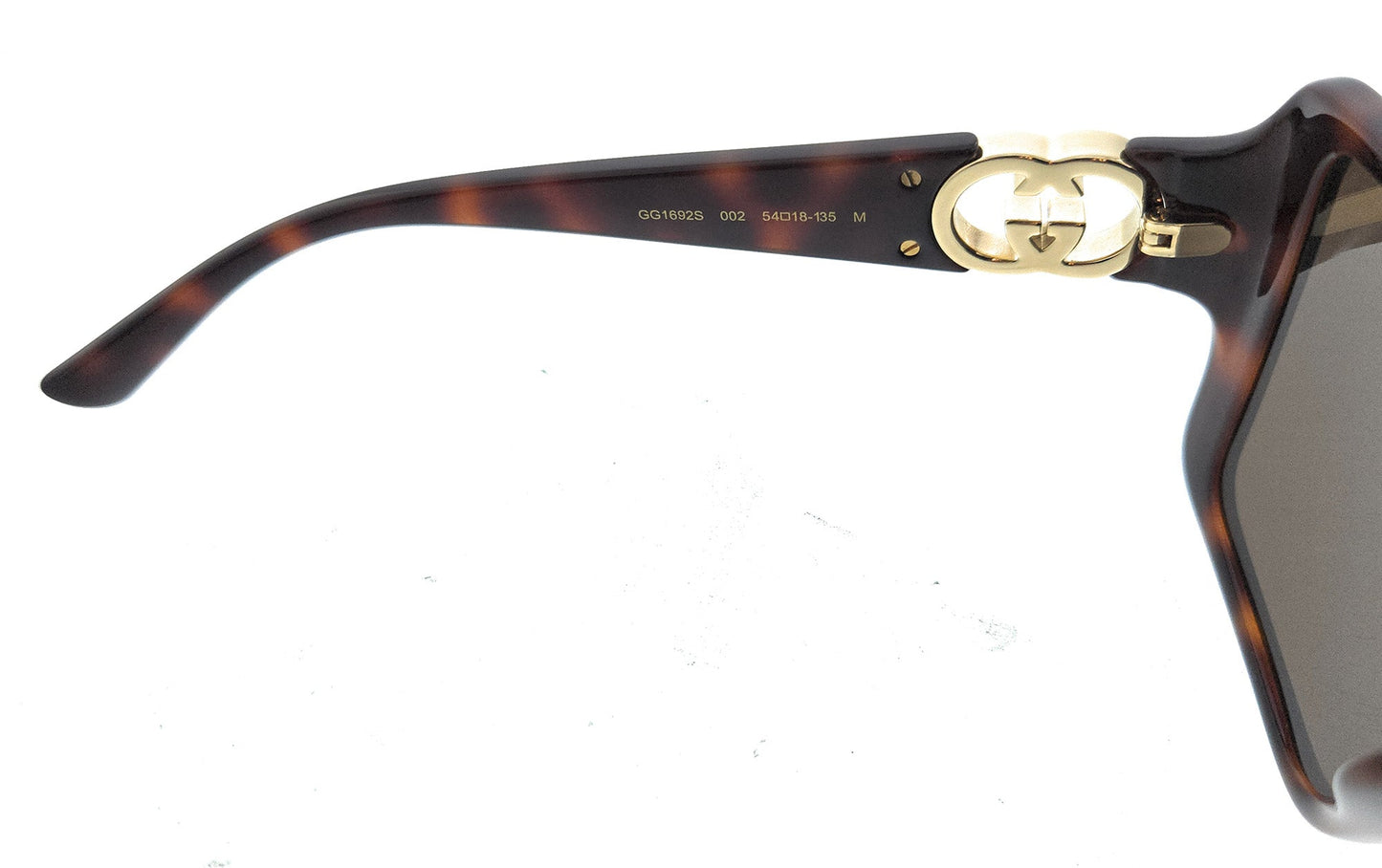 Gucci GG1692S-002 Havana square Ladies Sunglasses