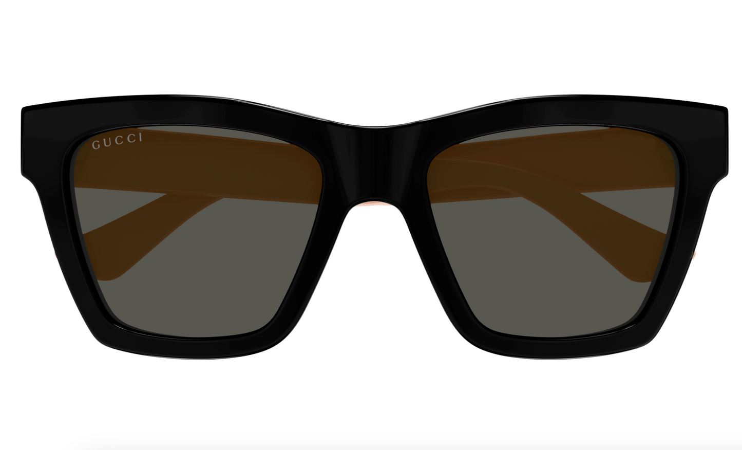 Gucci  Black & Pink square Ladies Sunglasses