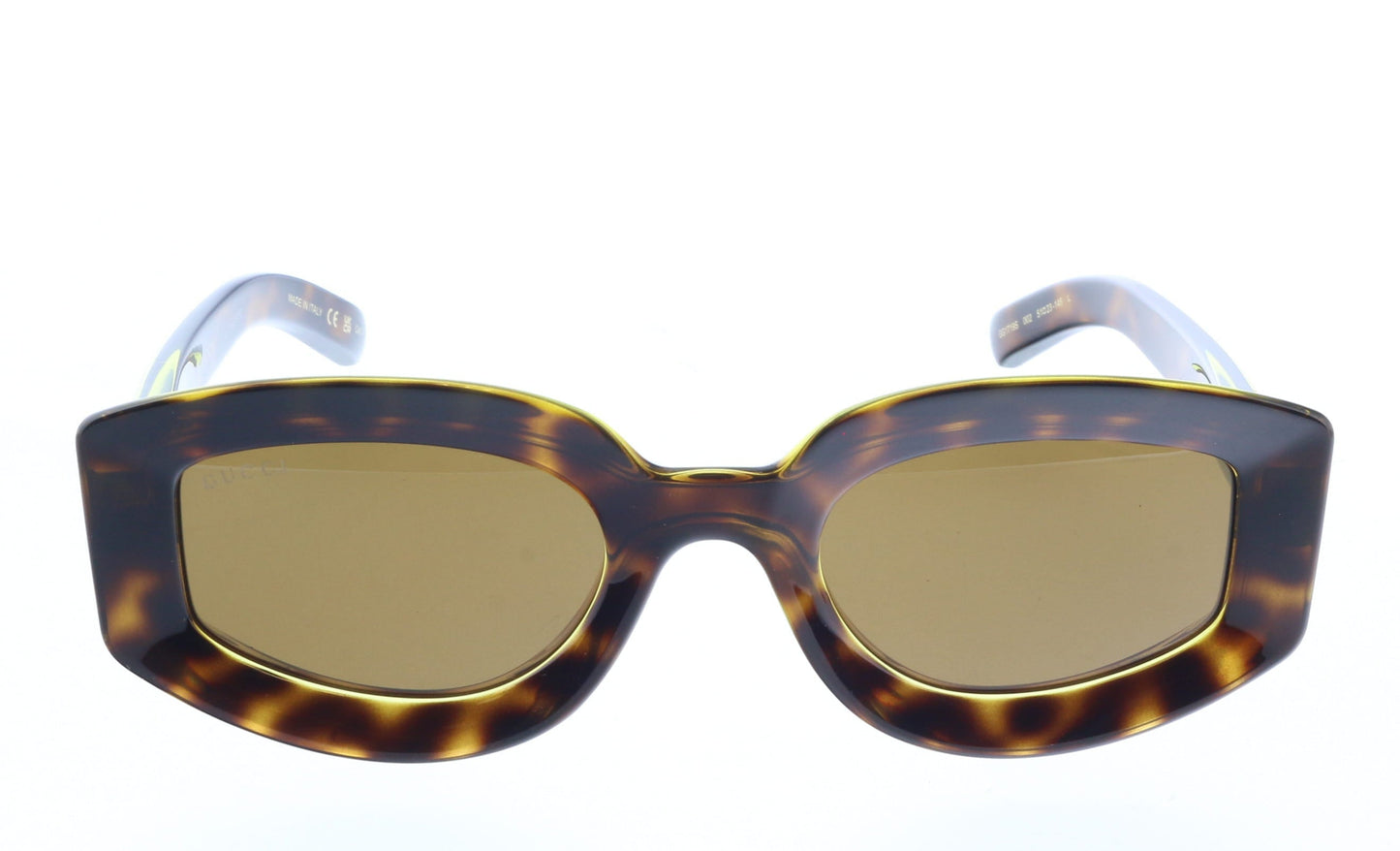 Gucci GG1719S-002  Oversized Square Tortoiseshell Sunglasses