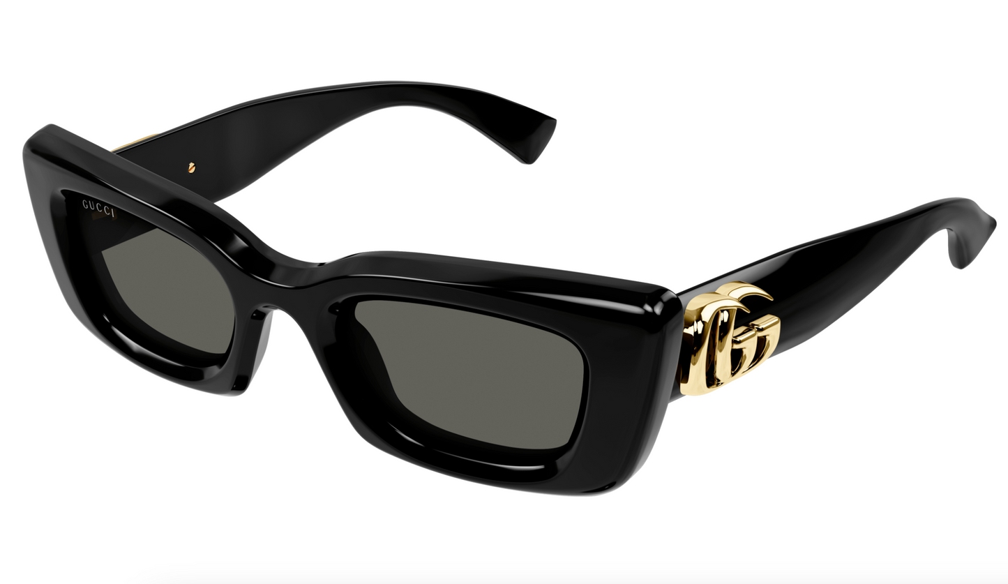 Gucci GG1827S-001 Black cat-eye Ladies Sunglasses