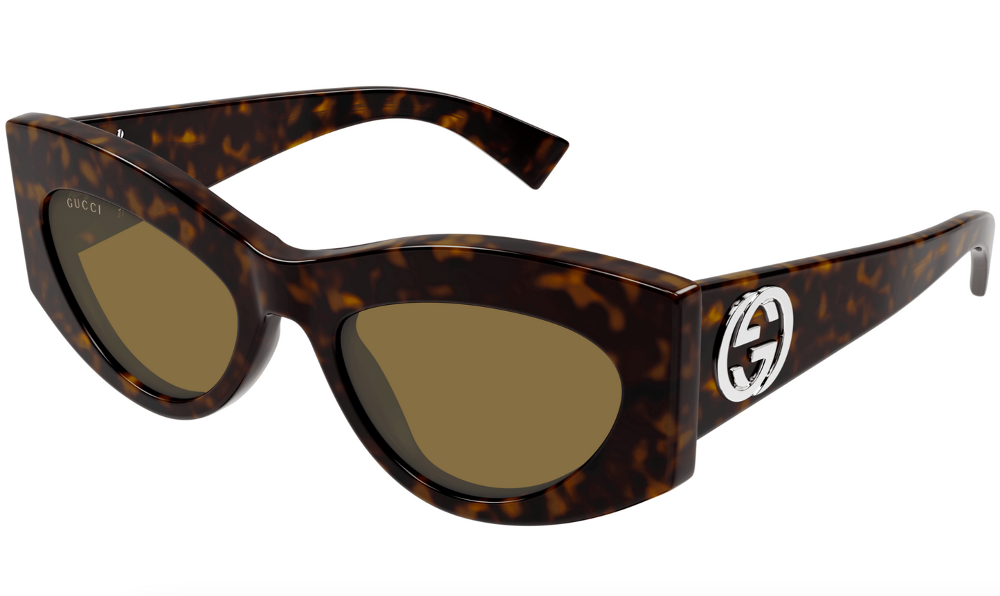 Gucci GG1843S-002 Havana cat-eye Ladies Sunglasses