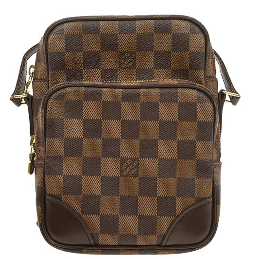 Louis Vuitton 2007 Brown Damier Amazon Crossbody Shoulder Bag N48074