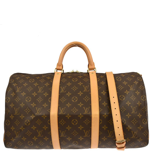 Louis Vuitton 2002 Monogram Keepall Bandouliere 50 Duffle Bag M41416