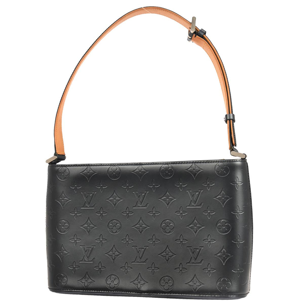 Louis Vuitton 2002 Blue Monogram Mat Alston Shoulder Bag M55125