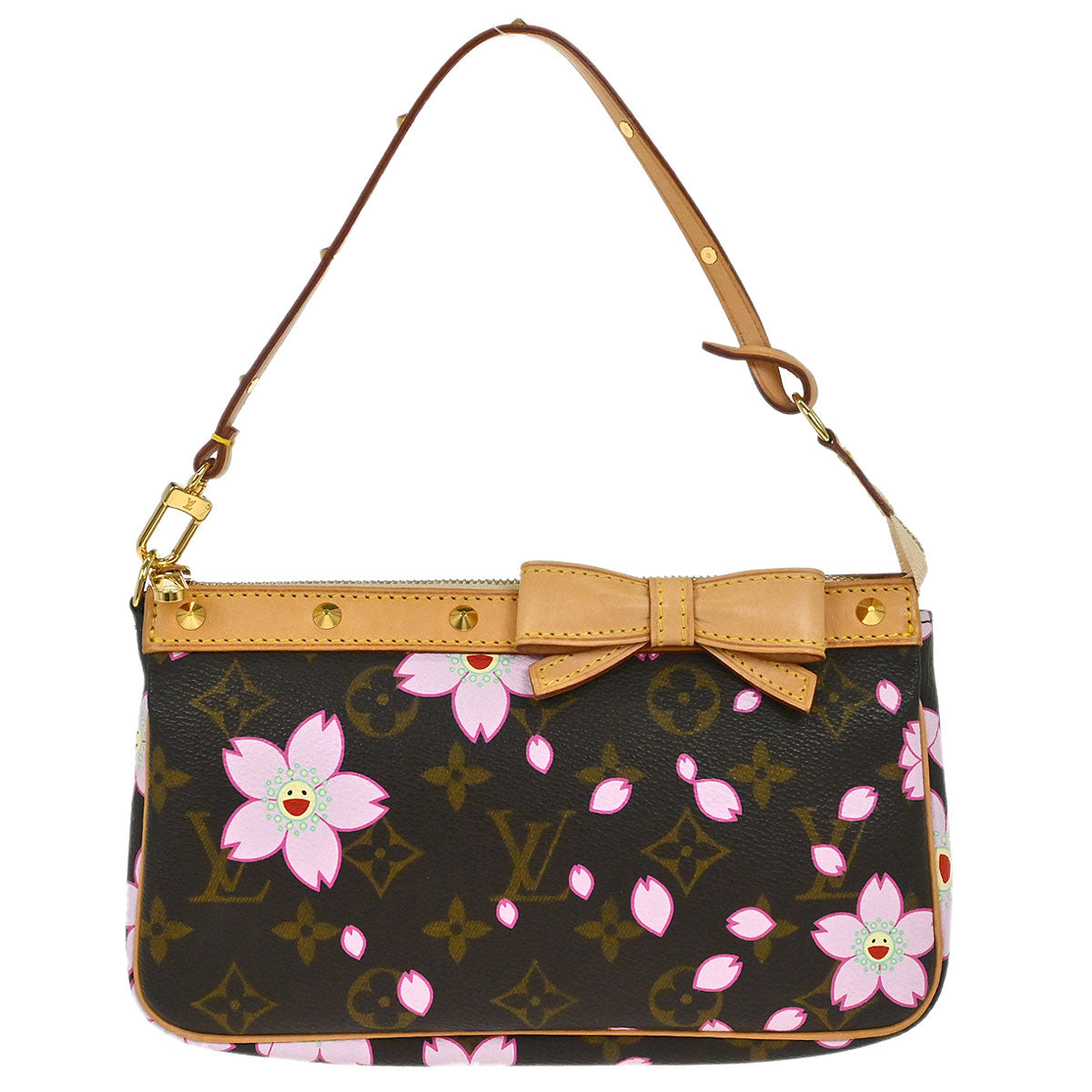 Louis Vuitton 2003 Cherry Blossom Pochette Accessoires Handbag M92006