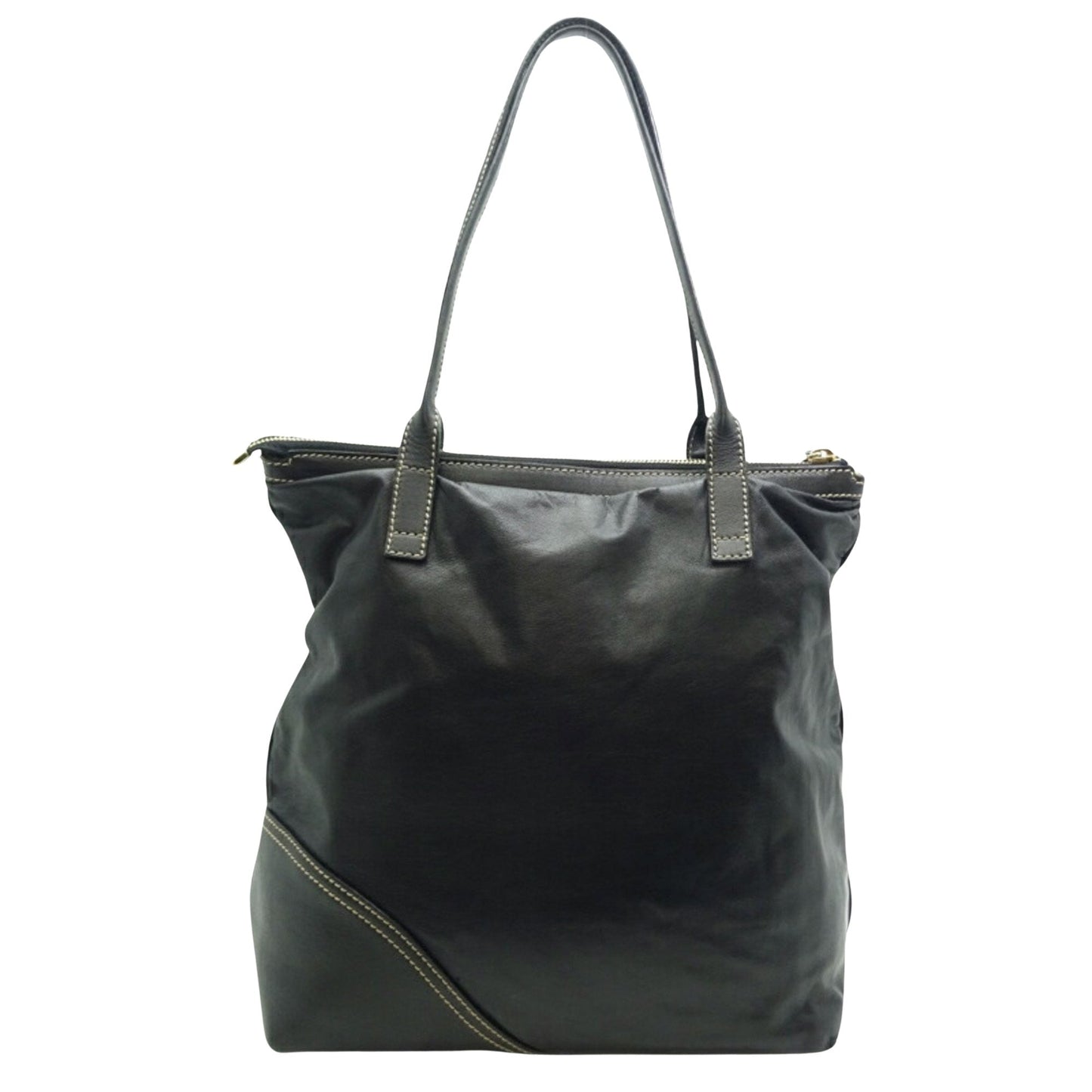 Gucci Leather Canvas Tote