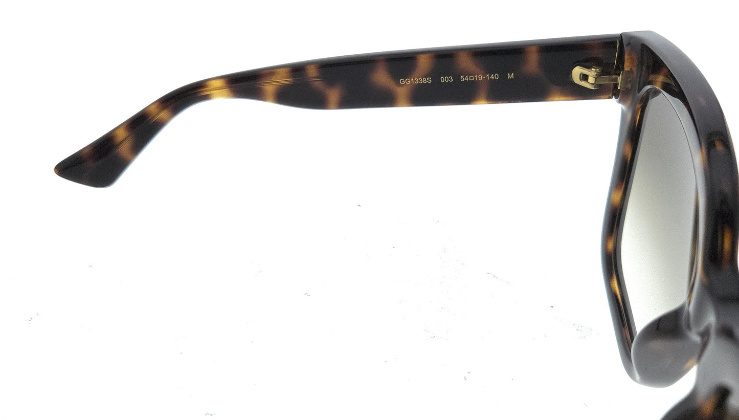 Gucci GG1338S-003 Havana Brown Square Sunglasses