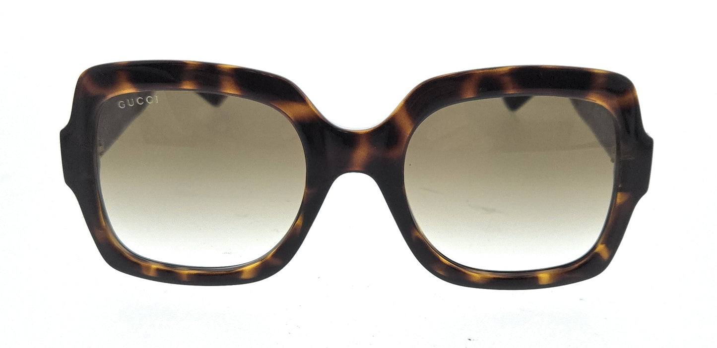 Gucci GG1337S-003 Havana Brown Square Sunglasses