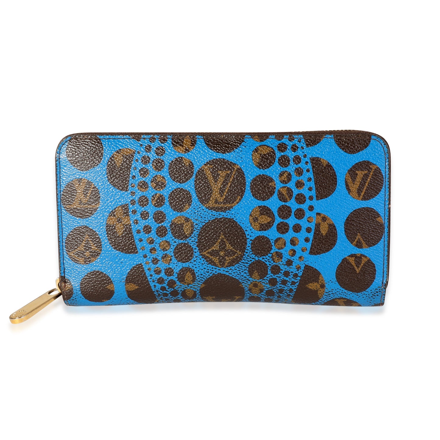 Louis Vuitton  x Yayoi Kusama Blue Infinity Dots Monogram Canvas Zippy Wallet