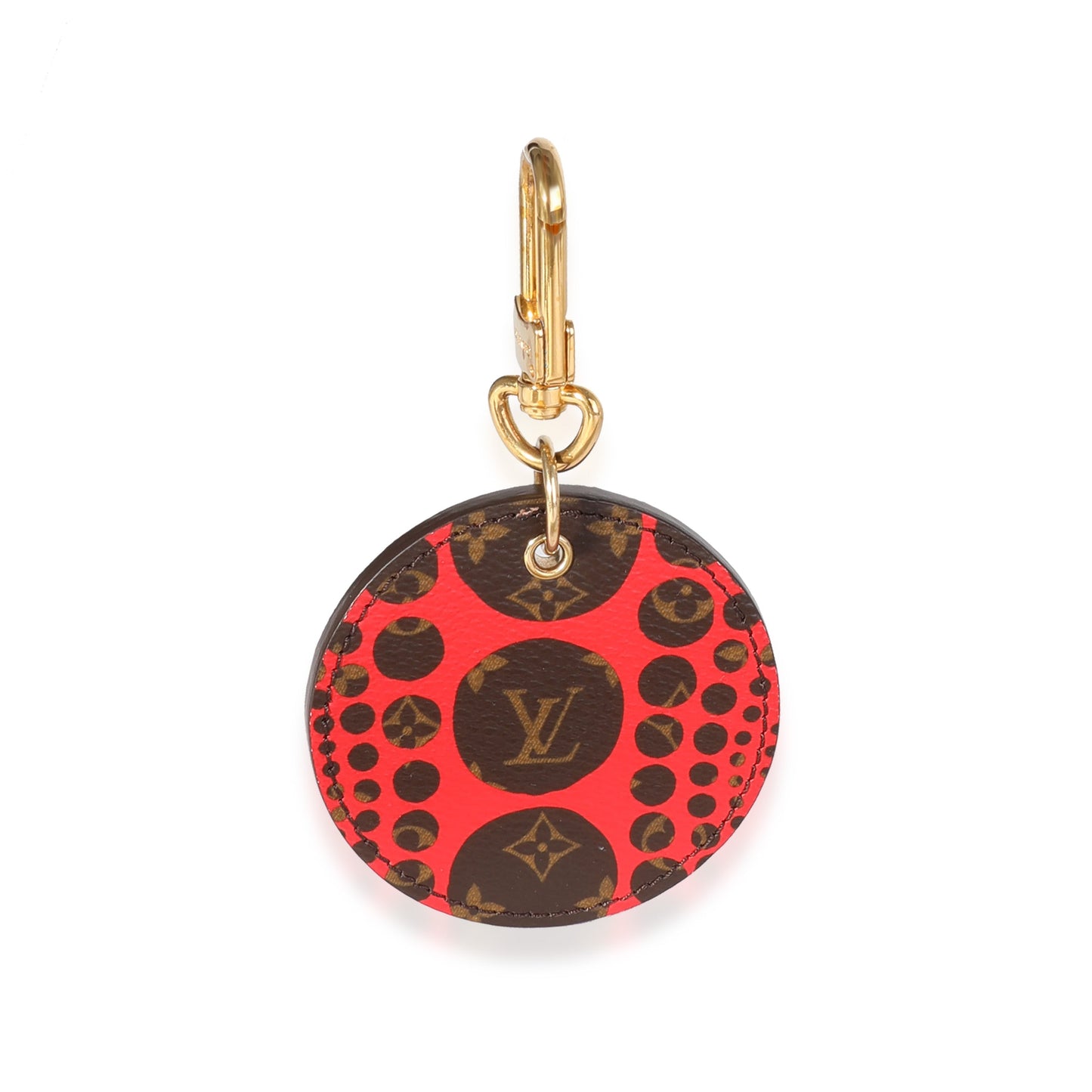 Louis Vuitton  x Yayoi Kusama Red Infinity Dots Monogram Canvas Bag Charm