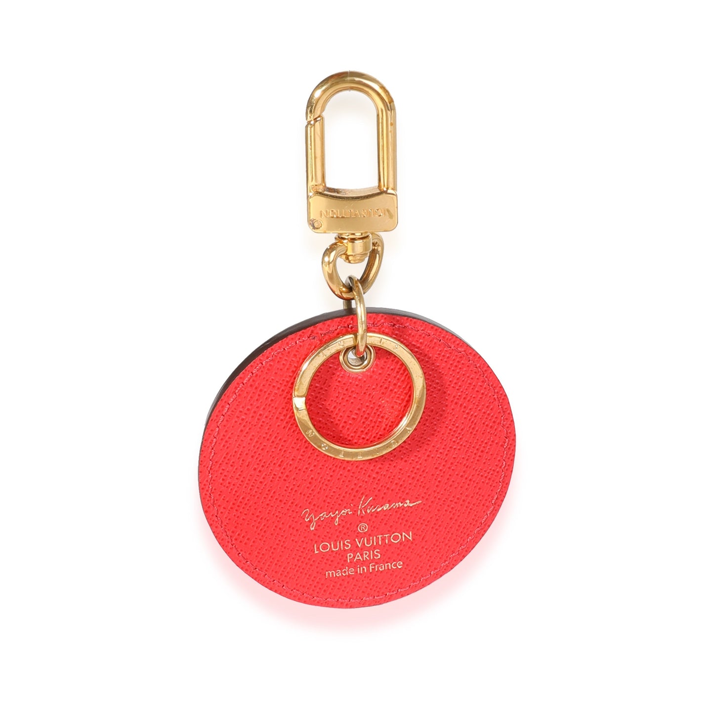 Louis Vuitton  x Yayoi Kusama Red Infinity Dots Monogram Canvas Bag Charm