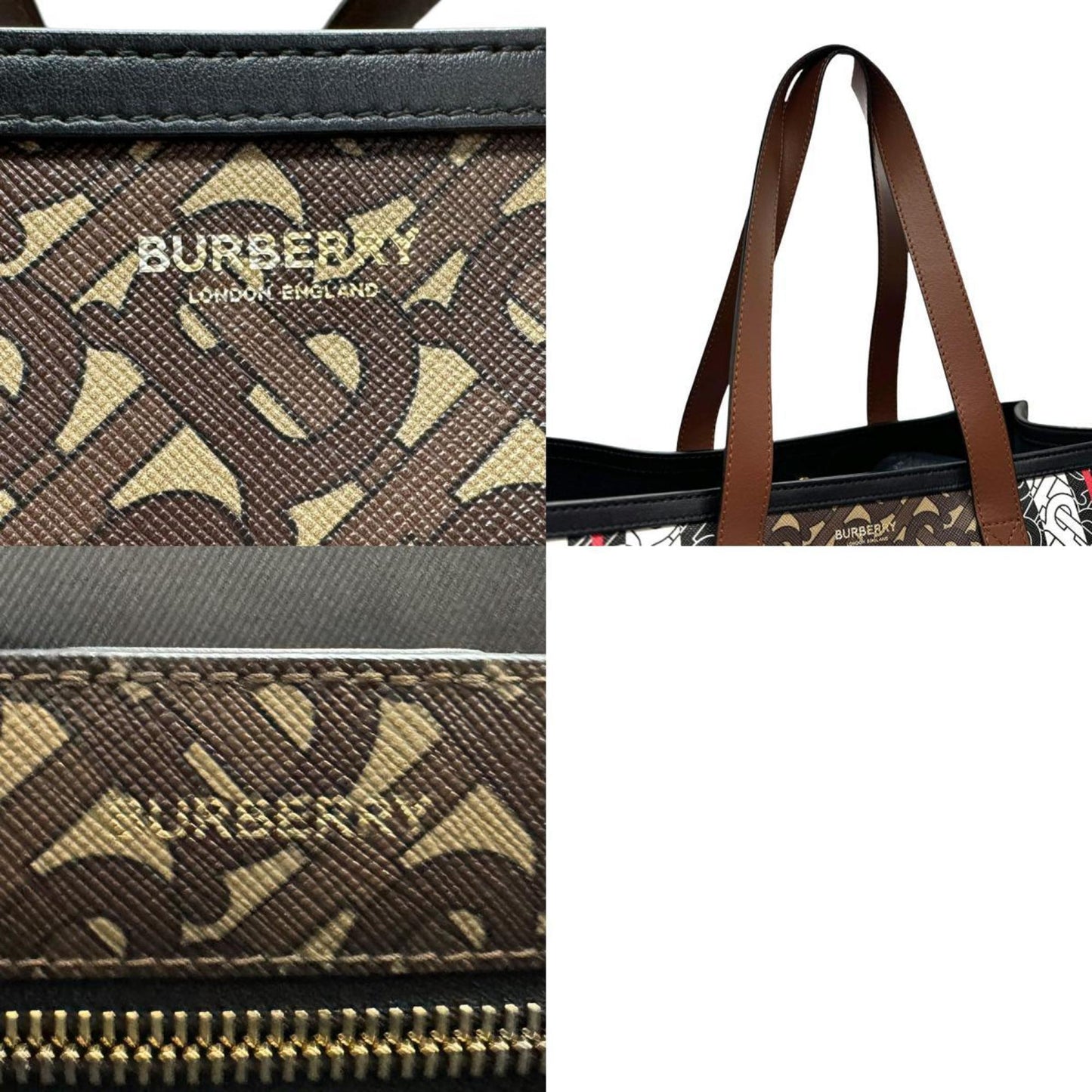 Luxury Burberry Stripe Tote
