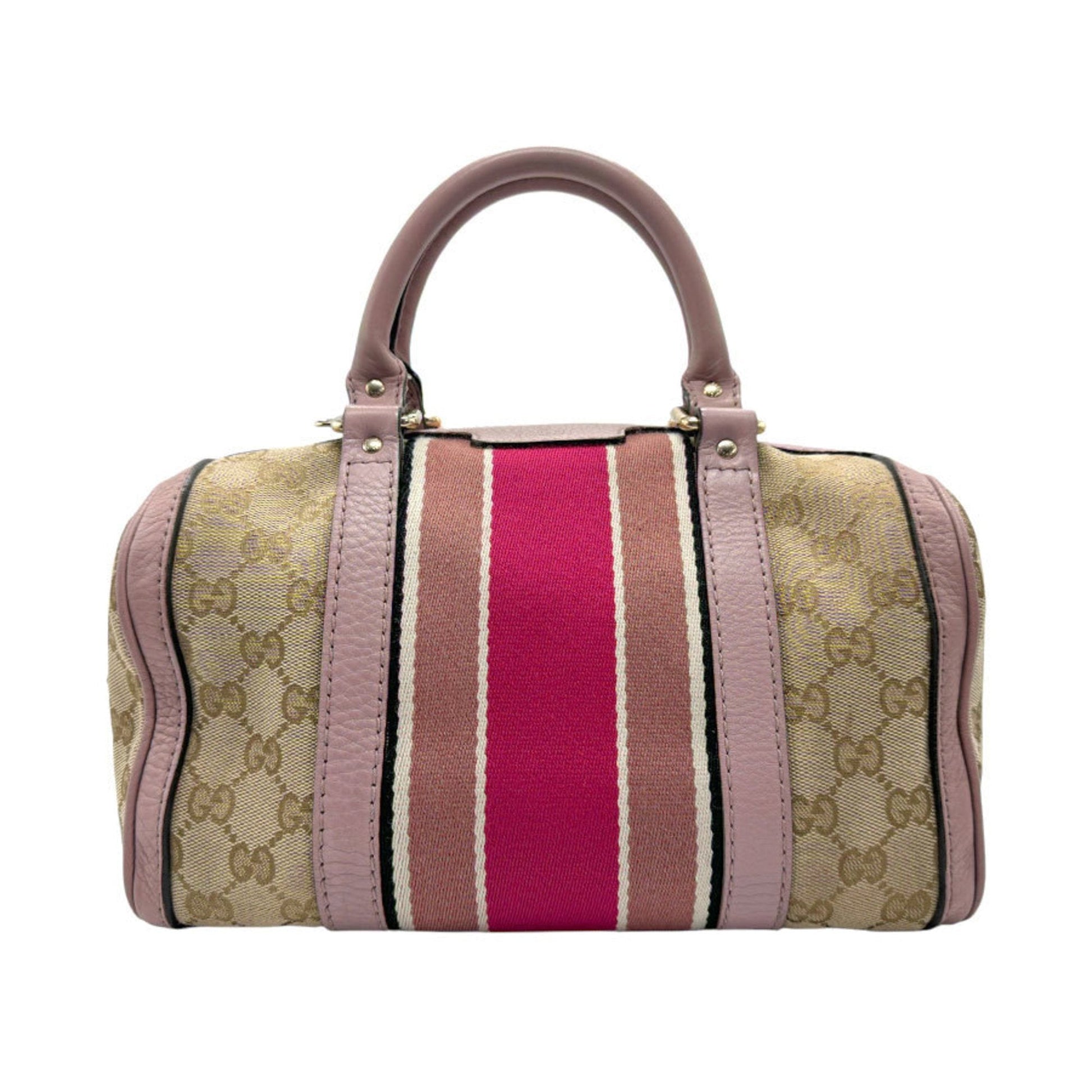 Gucci Leather Canvas Shoulder Bag
