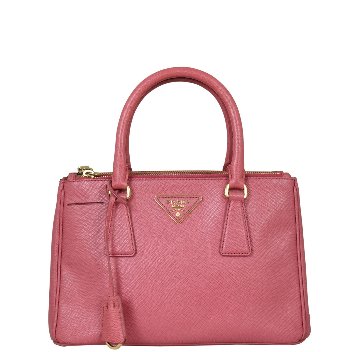 Prada Saffiano Lux Galleria Double Zip Tote Mini