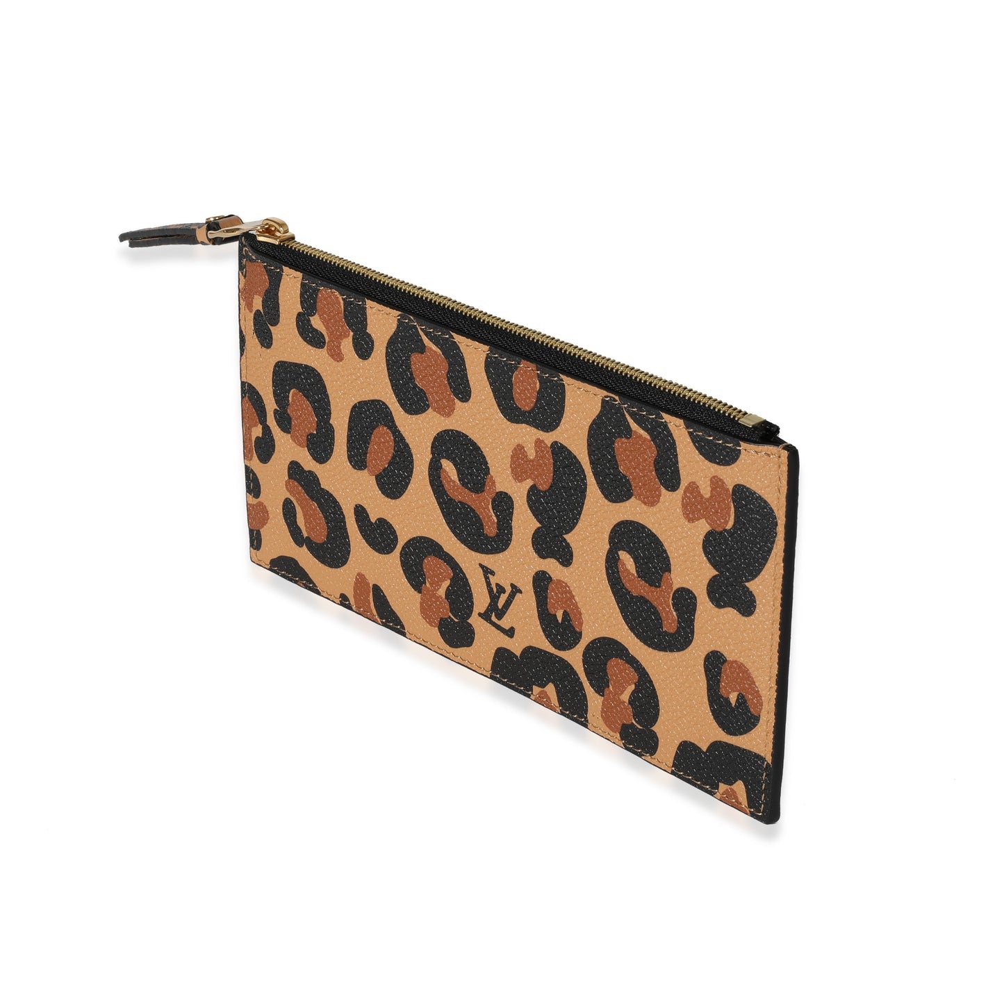 LOUIS VUITTON Animal Print Wild At Heart Felicie Pochette Insert Clutch