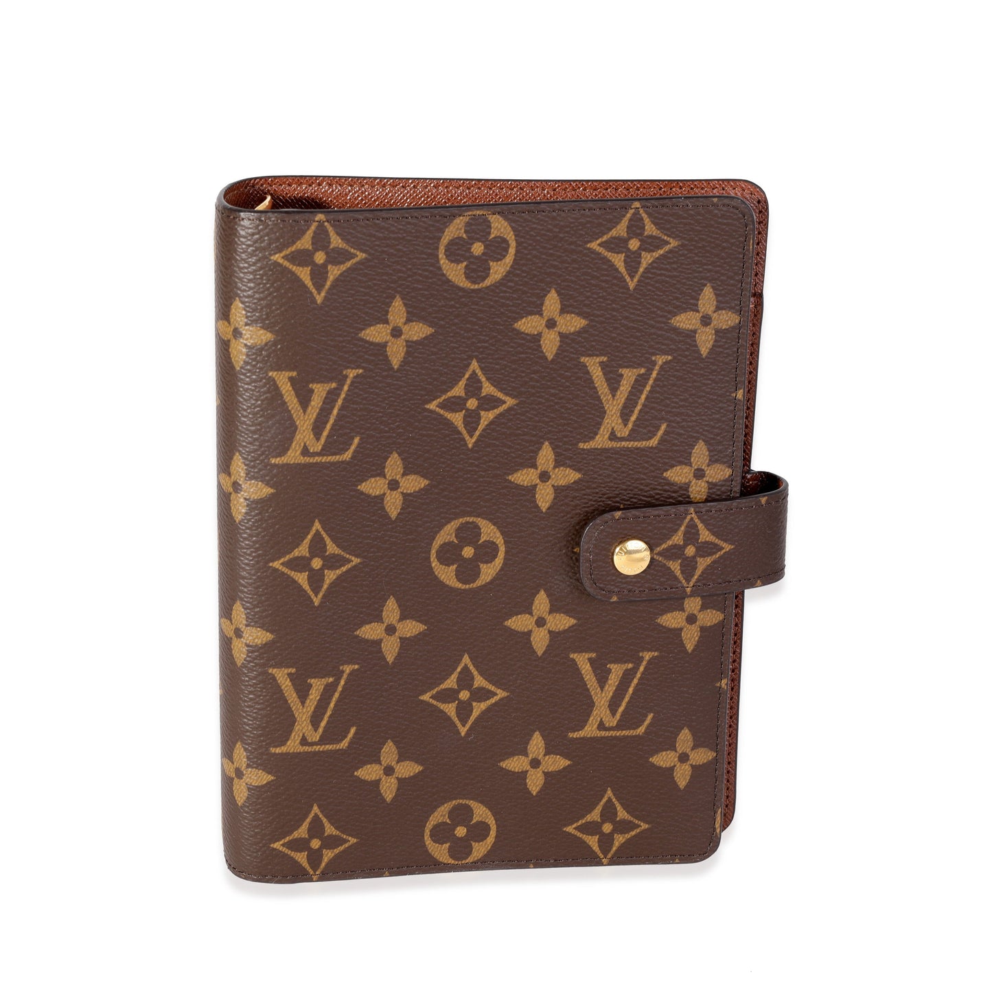 Louis Vuitton  Brown Monogram Canvas Medium Agenda