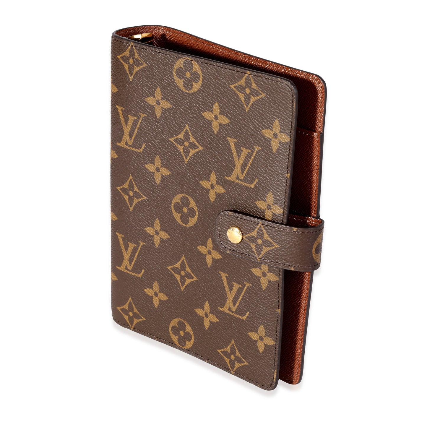 Louis Vuitton  Brown Monogram Canvas Medium Agenda