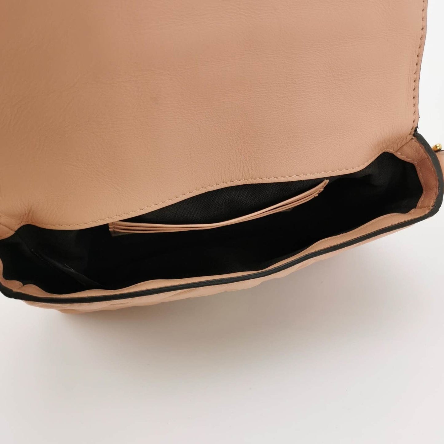 Fendi Baguette Mini Light Pink Nappa Leather Crossbody Bag