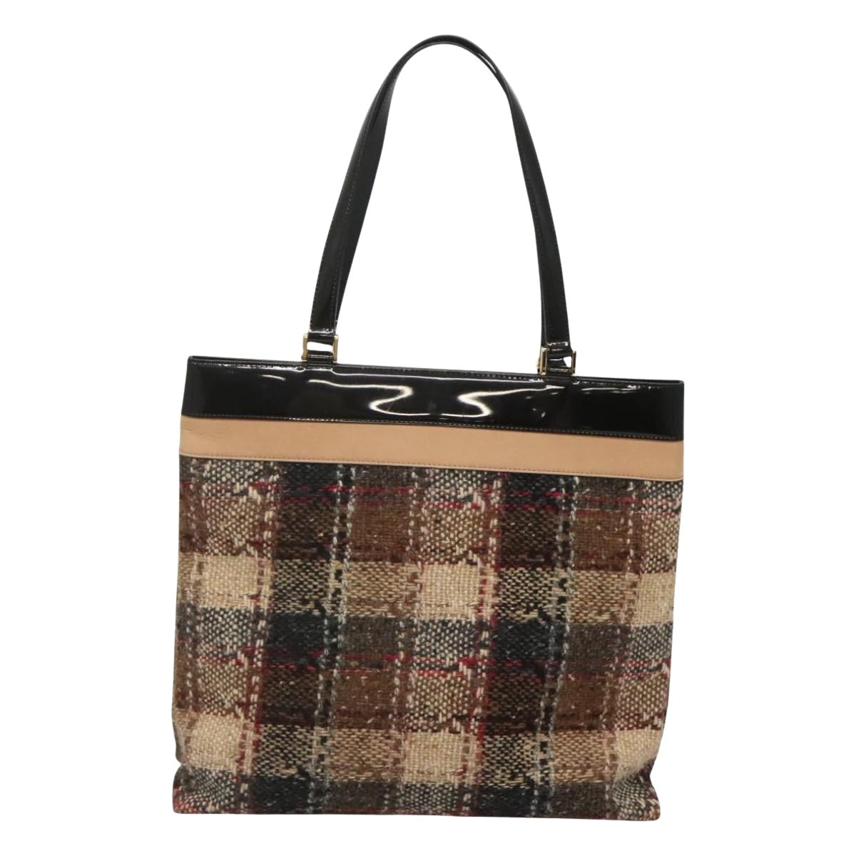 Burberry Beige Wool Tote Bag ( )