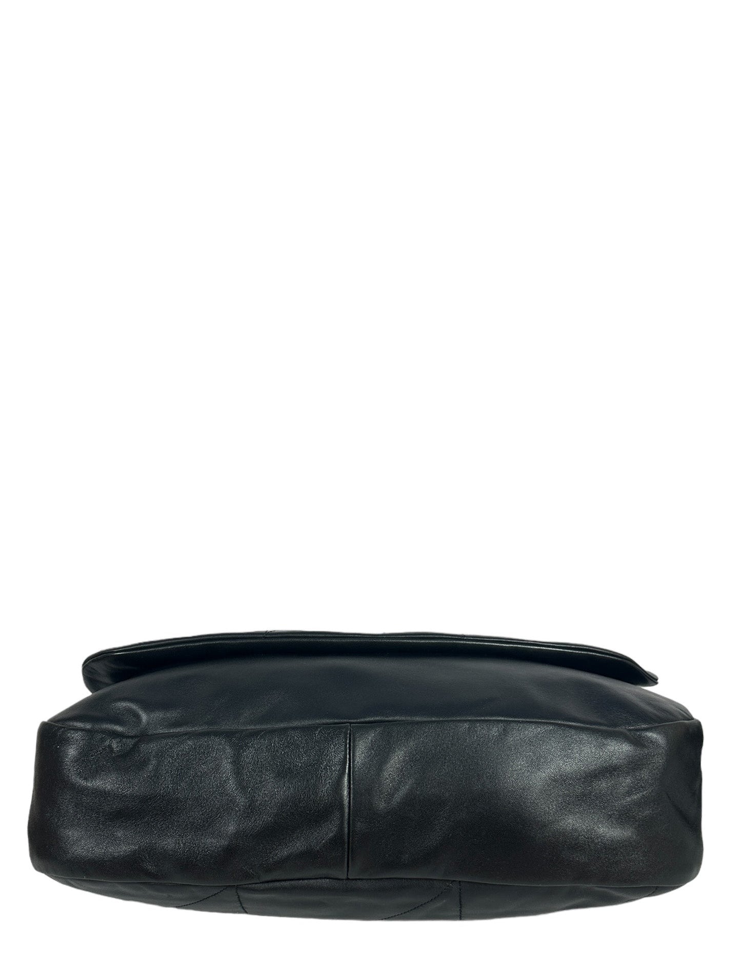 Saint Laurent NEW Black Jamie 4.3 Maxi Lambskin Chain Shoulder Bag