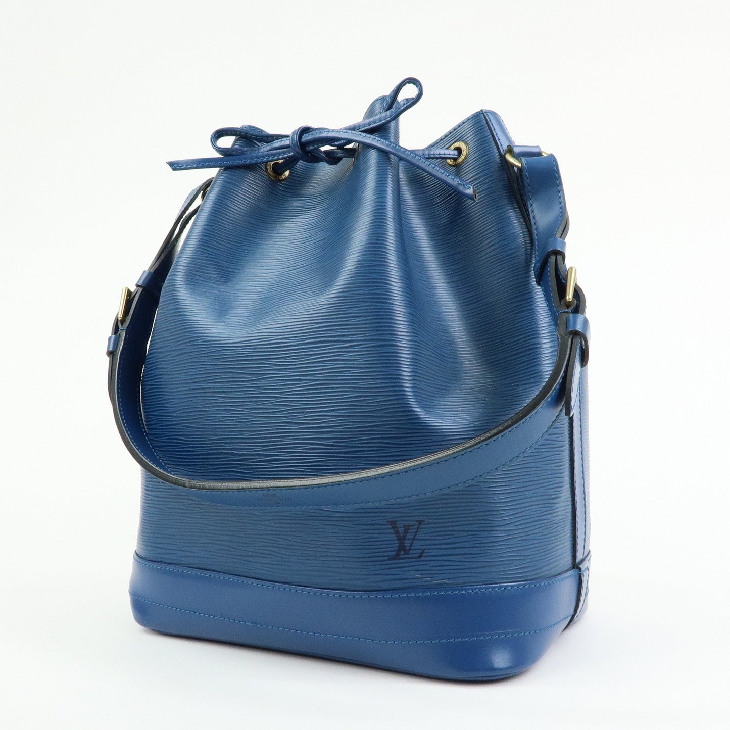 Louis Vuitton Epi Noe Leather Shoulder Bag Toledo Blue M44005