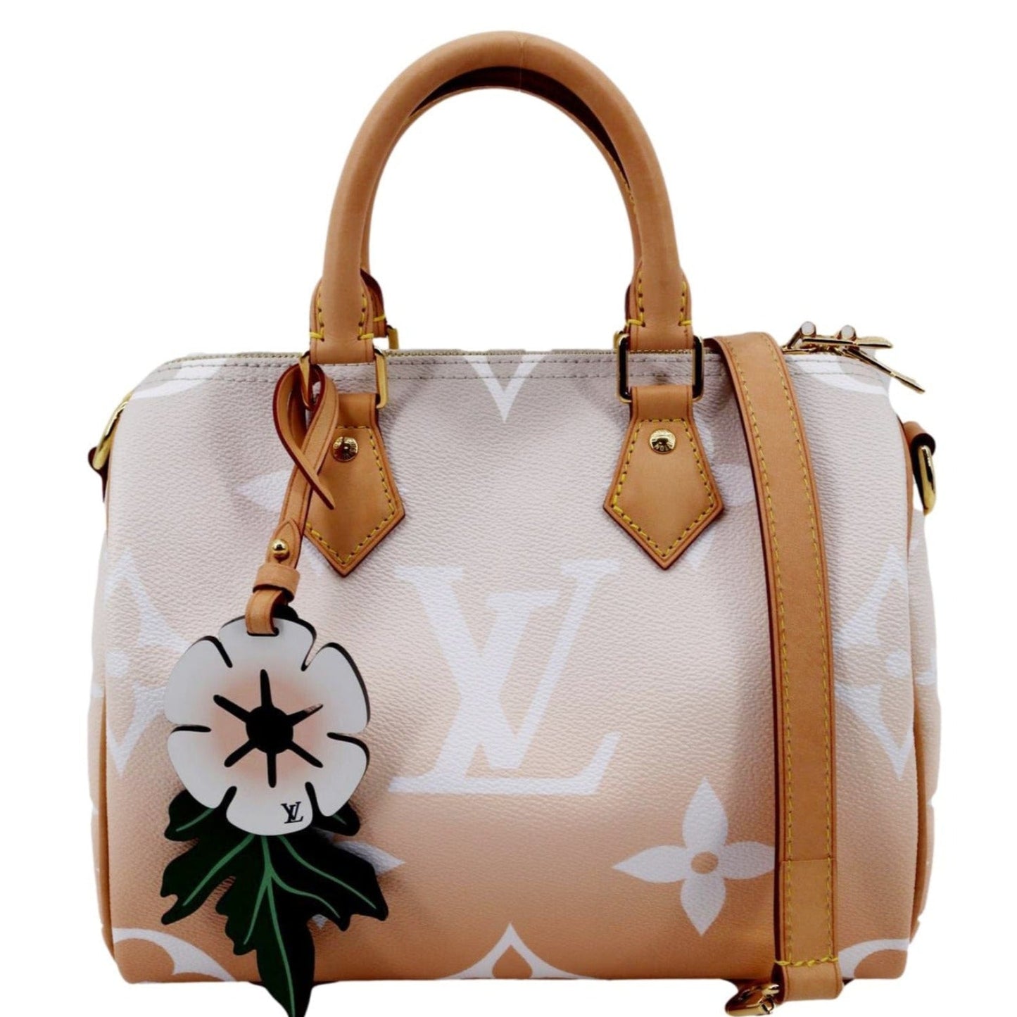 LOUIS VUITTON  Bandouliere 25 By The Pool Giant Monogram Shoulder Bag Brume