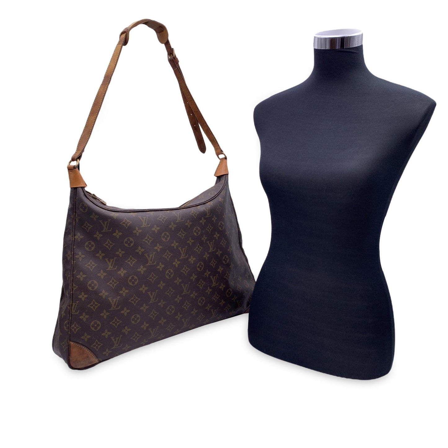 LOUIS VUITTON Monogram Canvas Boulogne 50 Xl Shoulder Bag