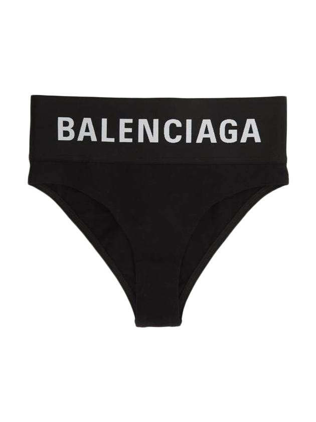 Luxury Balenciaga Trending 2026 Logo Elastic Briefs Black