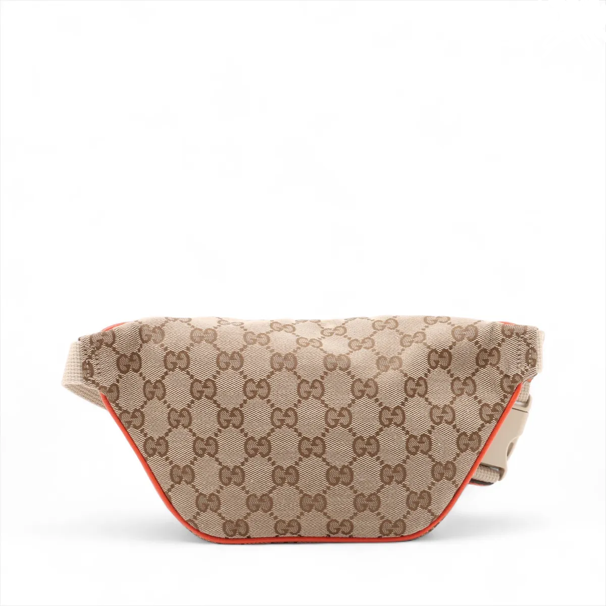 Gucci Ophidia Zip Belt Bag Gg Velvet Beige Canvas Clutche & Pouche Bag ( )
