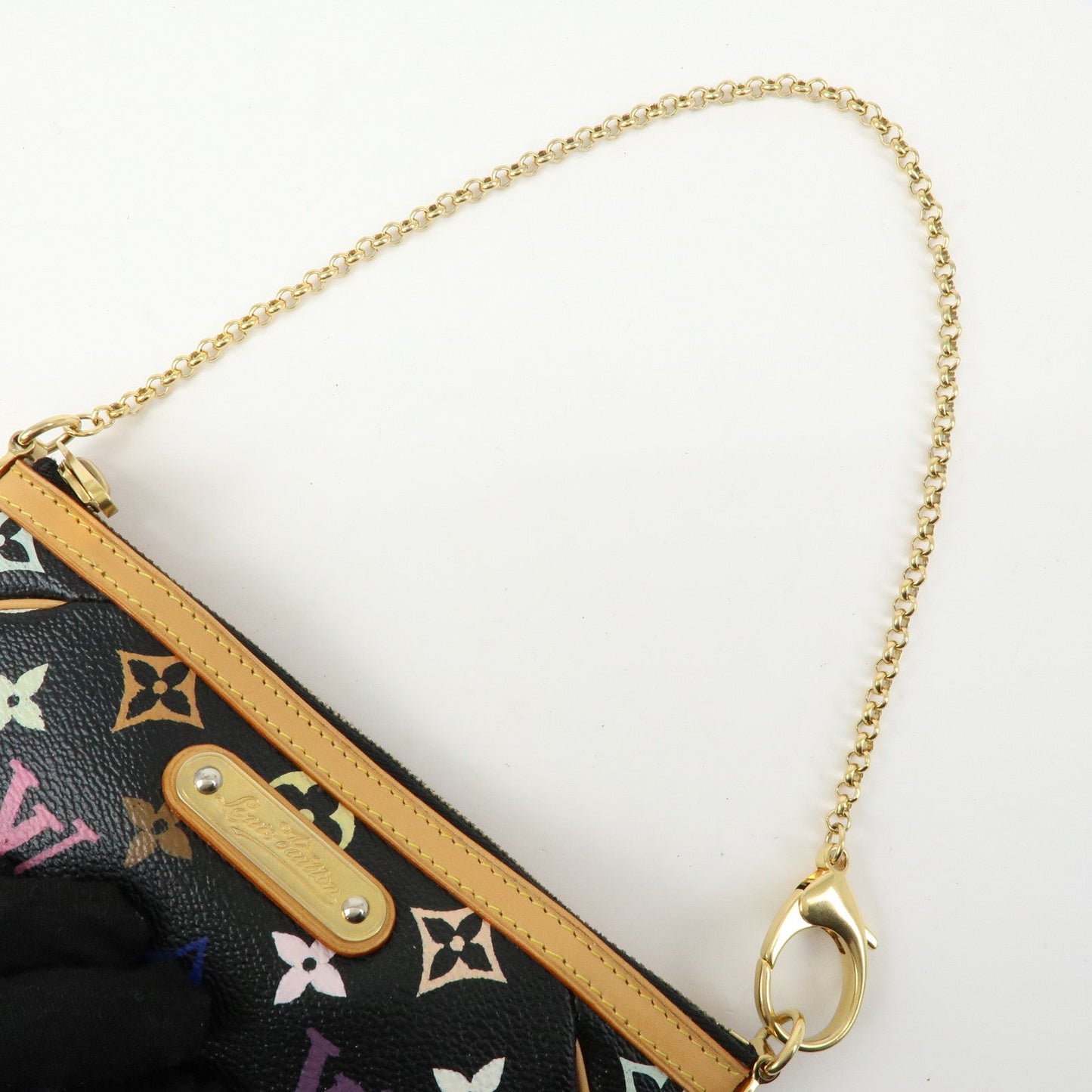 Louis Vuitton Monogram Multi Color Pochette Milla MM Noir M60097