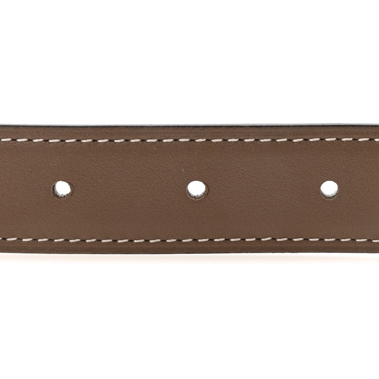 Hermes Epsom Swift 24mm Mini Constance H Belt 90 36 White Etoupe