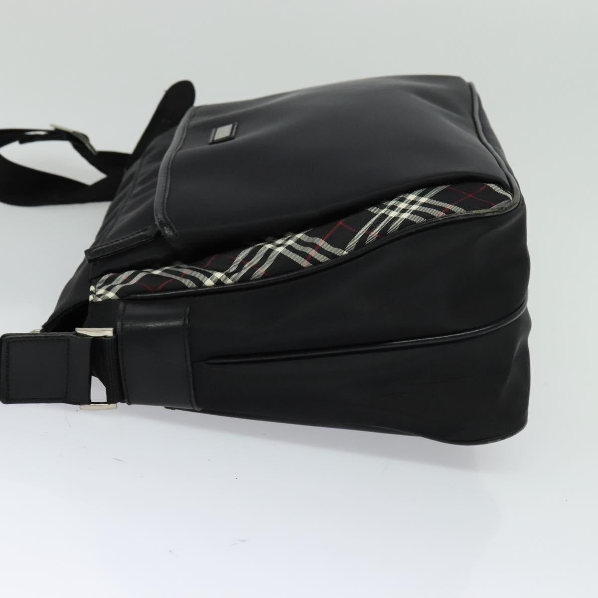 Burberry Nova Check Black Synthetic Shoulder Bag ( )
