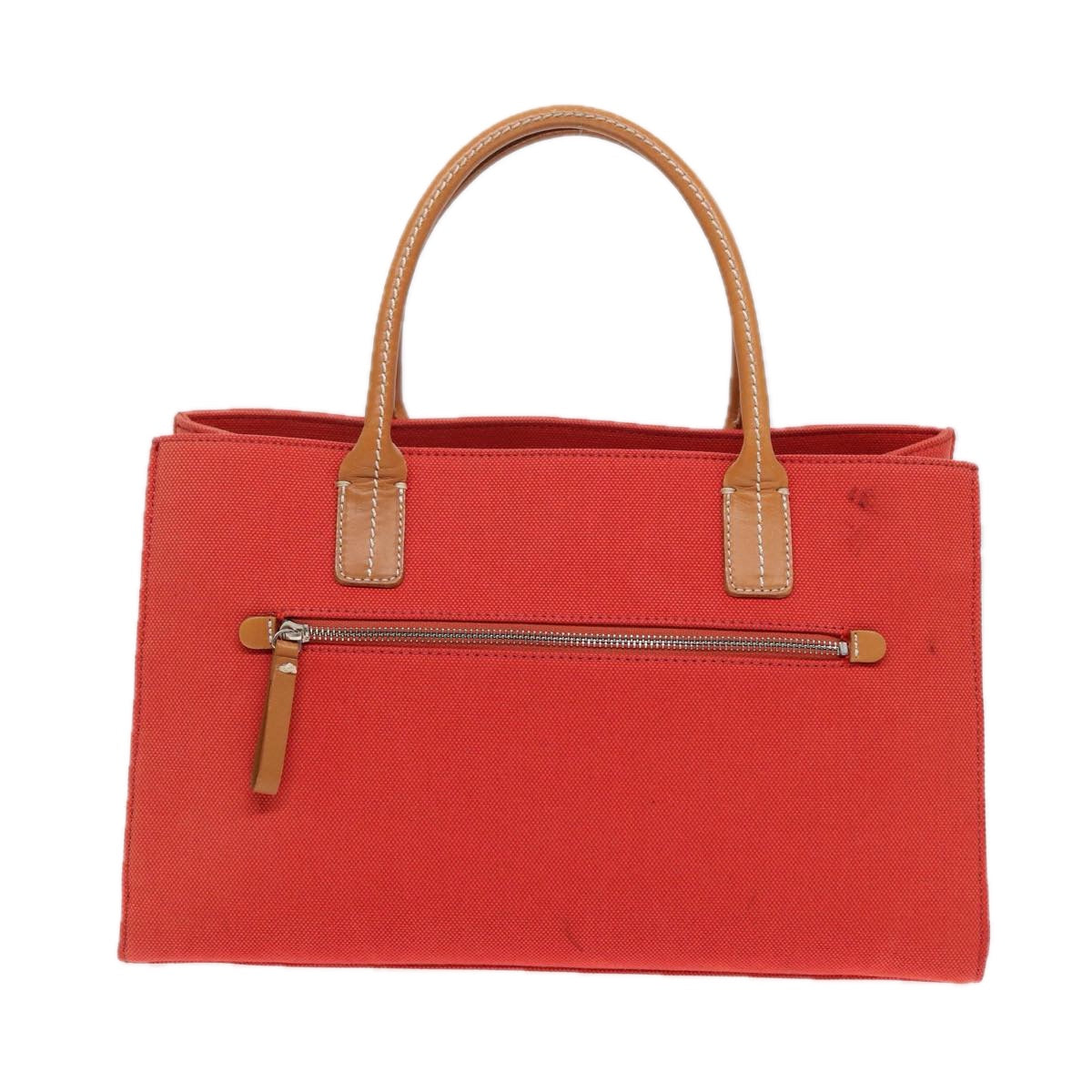 Burberry Orange Canvas Handbag ( )