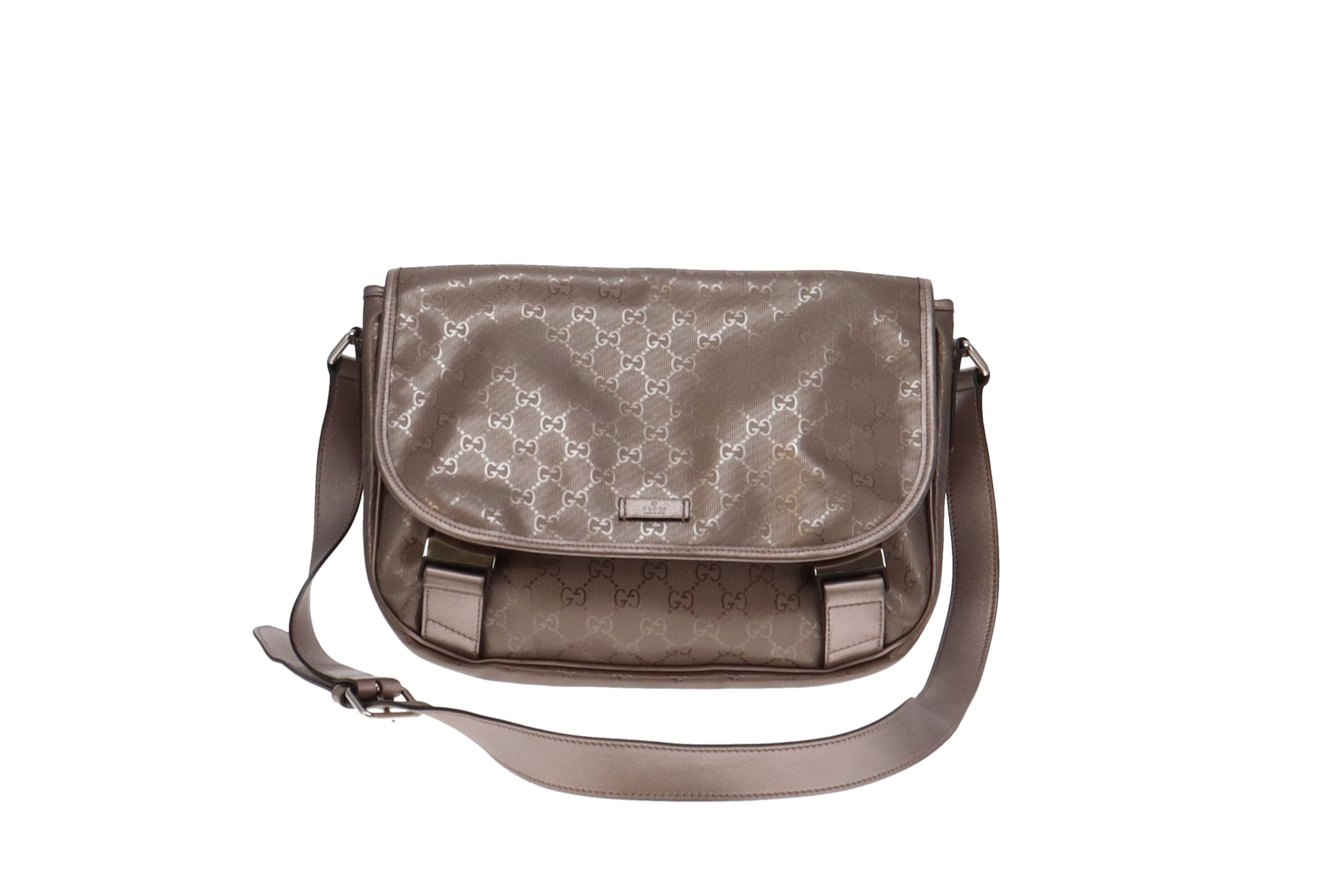 Gucci Leather Canvas Handbag Style 3