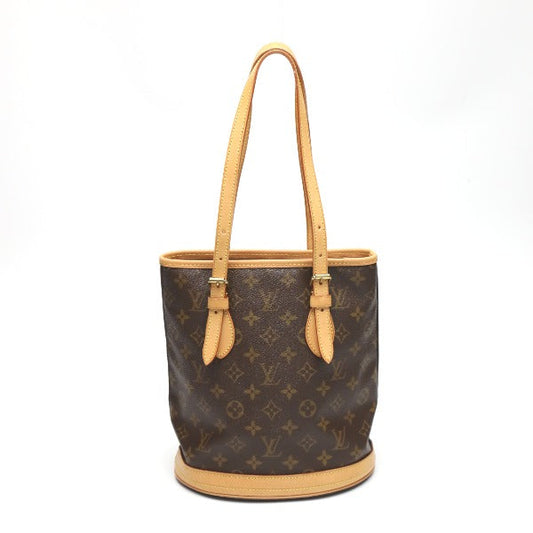 LOUIS VUITTON Handbag M42238 Monogram canvas Brown Tote Bag Monogram BucketPM Women