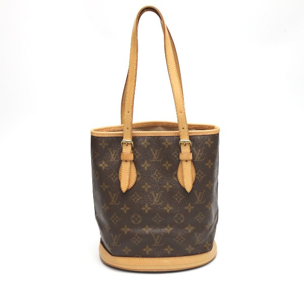 LOUIS VUITTON Handbag M42238 Monogram canvas Brown Tote Bag Monogram BucketPM Women