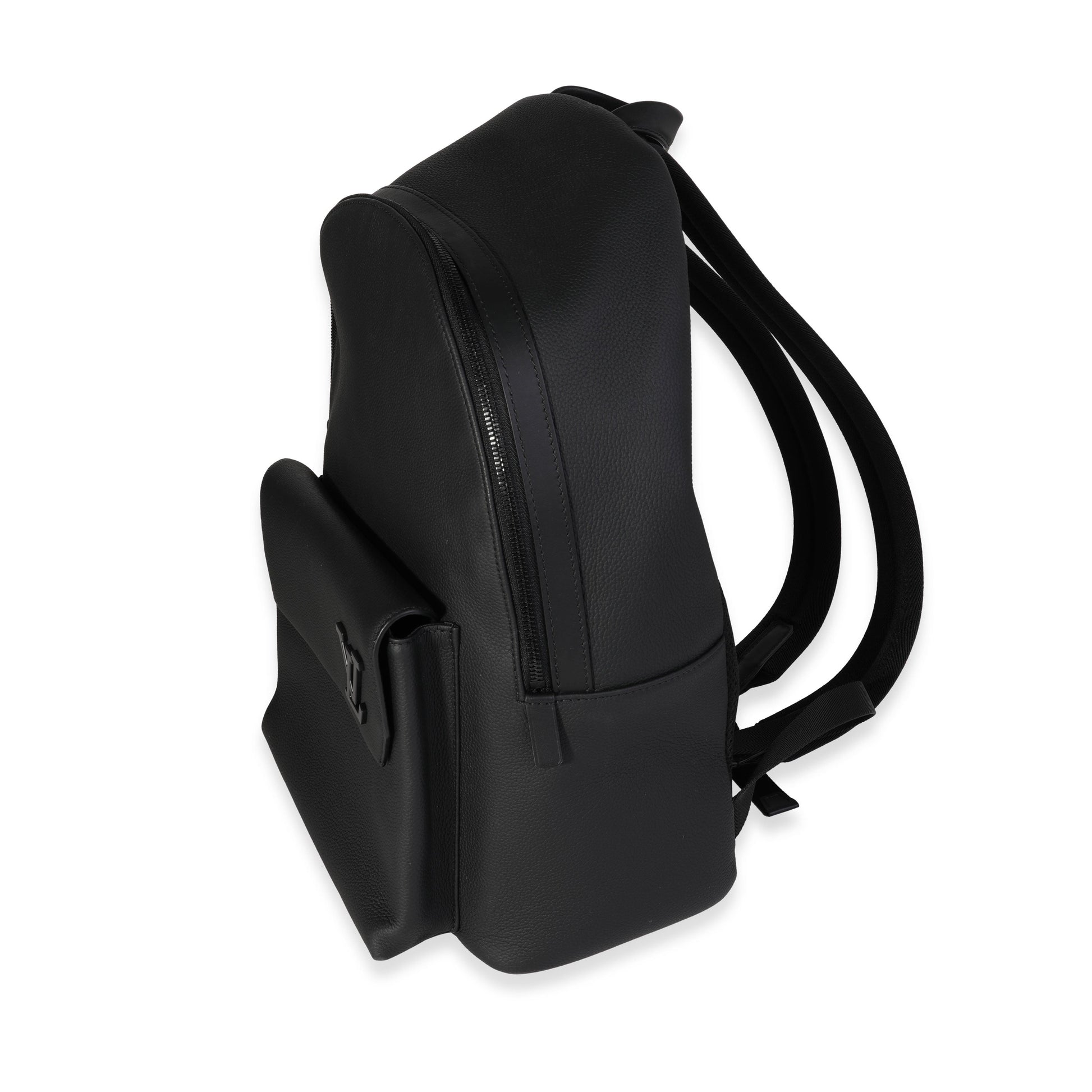 Louis Vuitton Black Aerogram Leather New Backpack