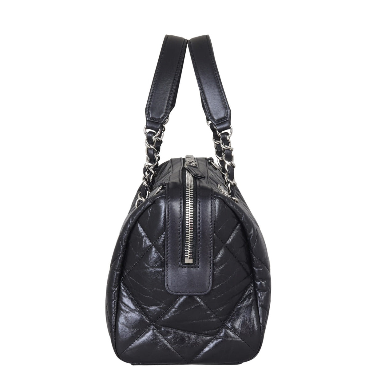 Chanel Calfskin Bowling Bag Small
